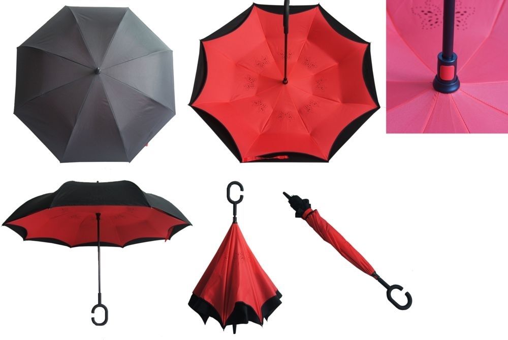 Зонт наоборот купить, обратный зонт купить, АнтиЗонт купить, зонт наизнанку купить, зонт трость купить