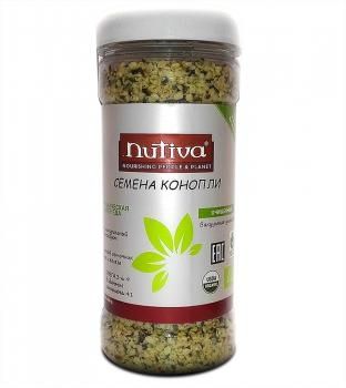 Органические семена конопли очищенные Nutiva, 200 г в вакуумной упаковке