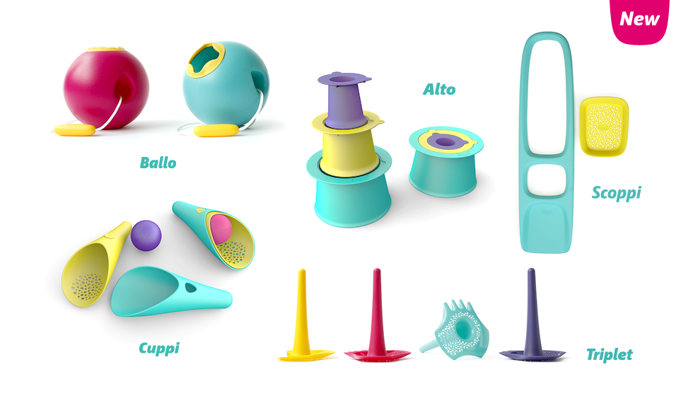 Quut – инновационные пляжные игрушки для игр с песком, водой и снегом