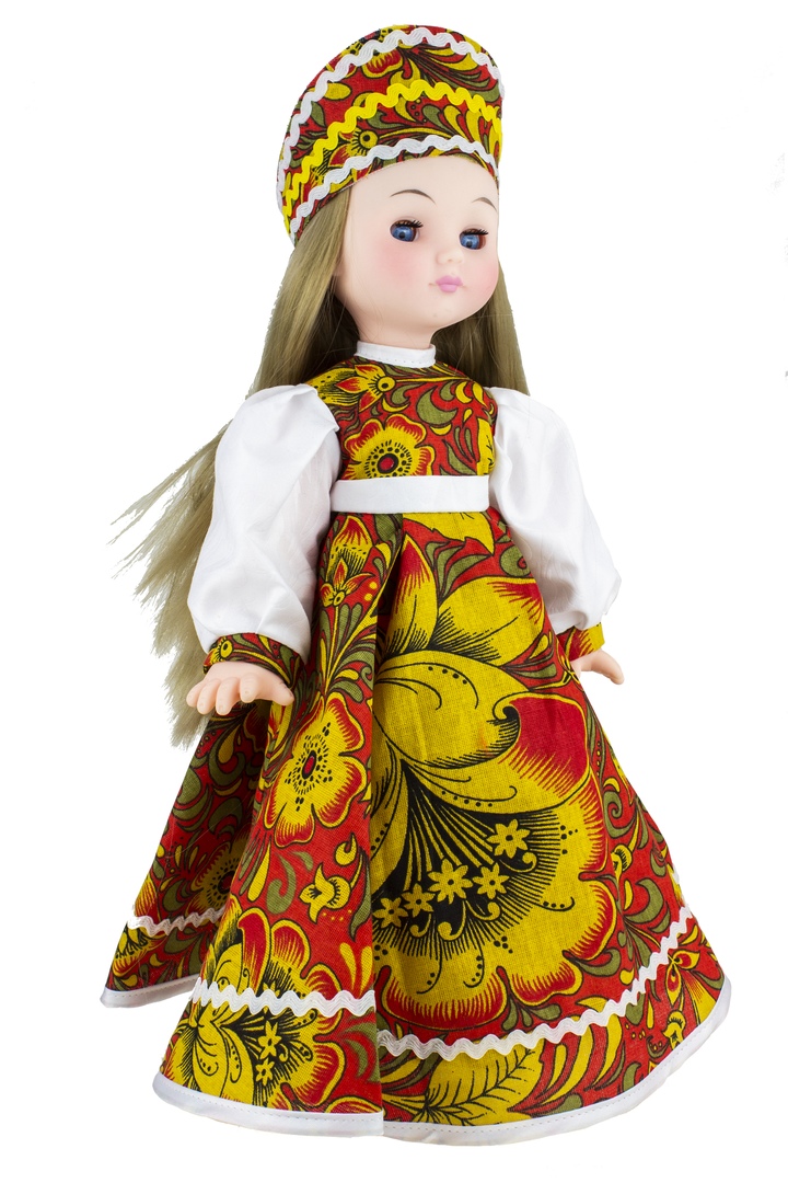 Кукла Василина Хохлома (в коробке), 45 см.