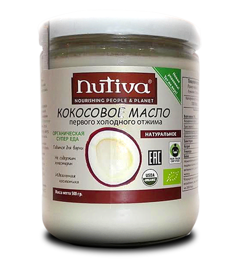 Кокосовое масло Nutiva, 500 г