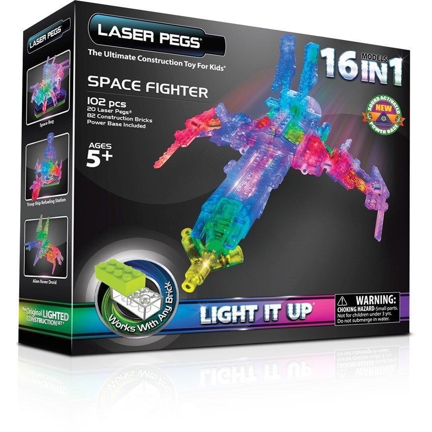Конструктор Laser Pegs Космос, набор 16 в 1