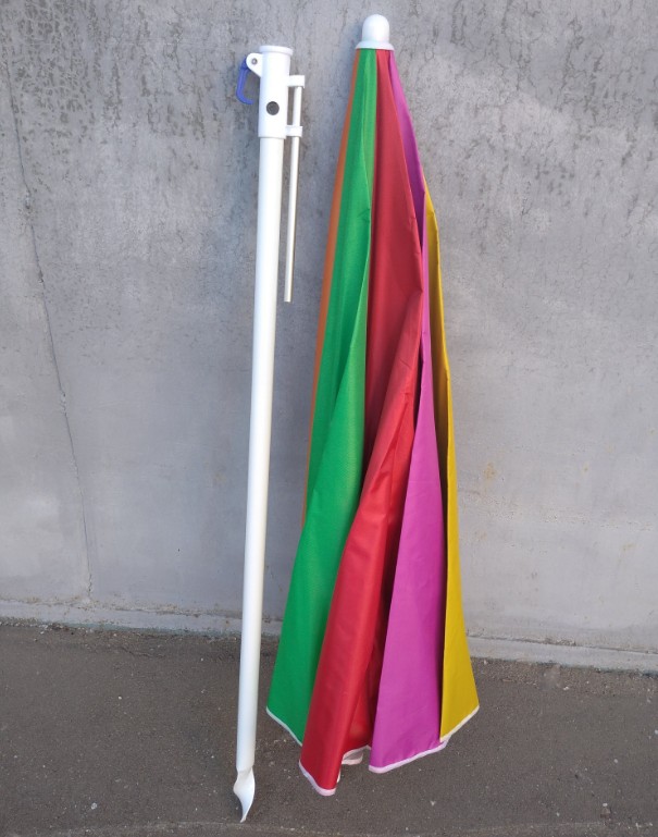 Пляжный зонт с наклоном Радуга