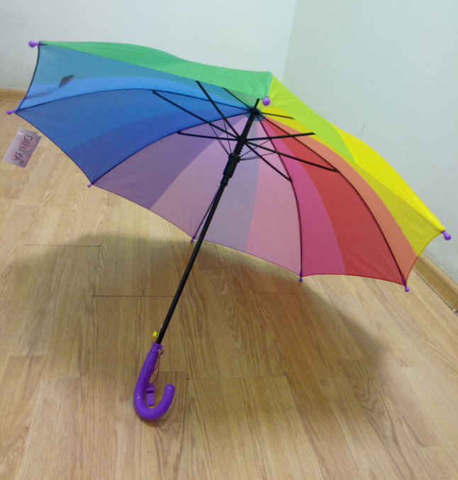 Детский зонт Радуга, полуавтомат