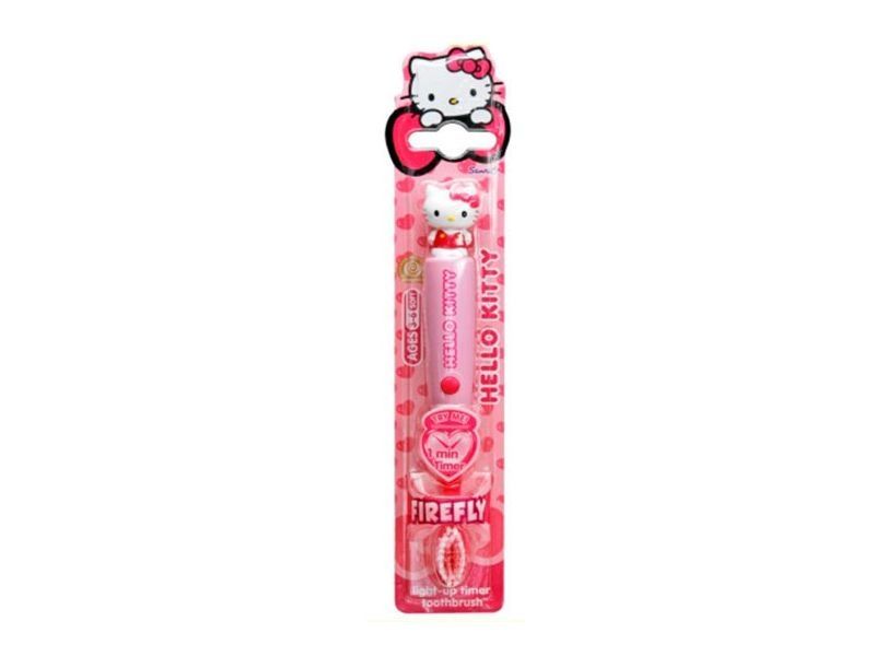 Зубная щетка Hello Kitty 3D Firefly с мигающим световым таймером и присоской