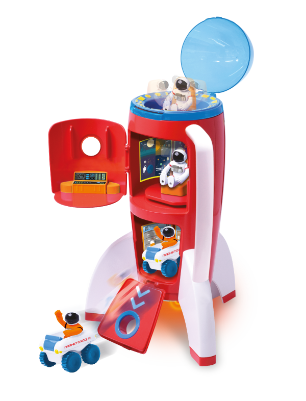 Игрушка "Космическая ракета". Игрушка ракета для детей. Детская игрушечная ракета. Игрушка ракета с космонавтами.