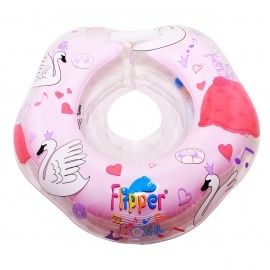 Круг для купания Flipper 0+ музыкальный розовый