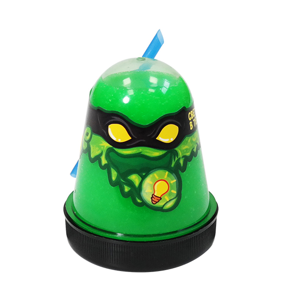 Лизун SLIME Ninja светится в темноте, зеленый, 130 г