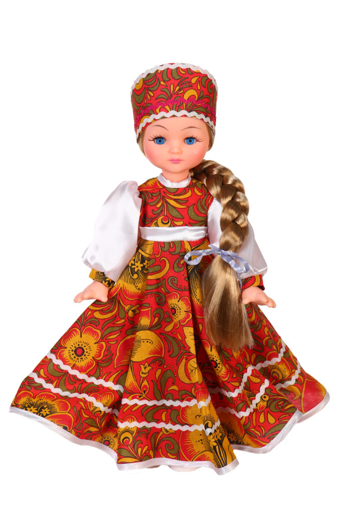 Кукла Василина Хохлома (в коробке), 45 см.