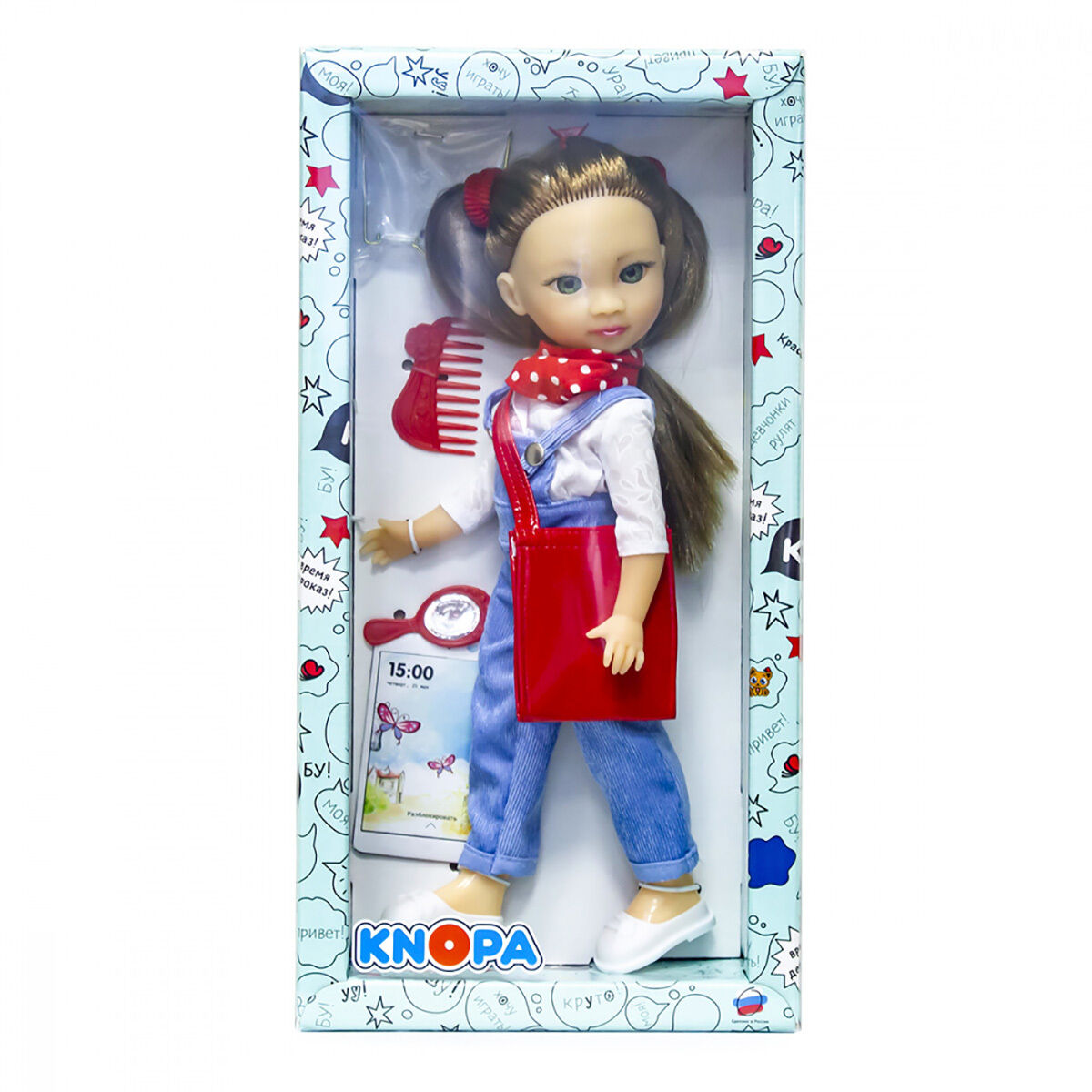 Кукла Мишель на пленэре (в коробке), 36 см.