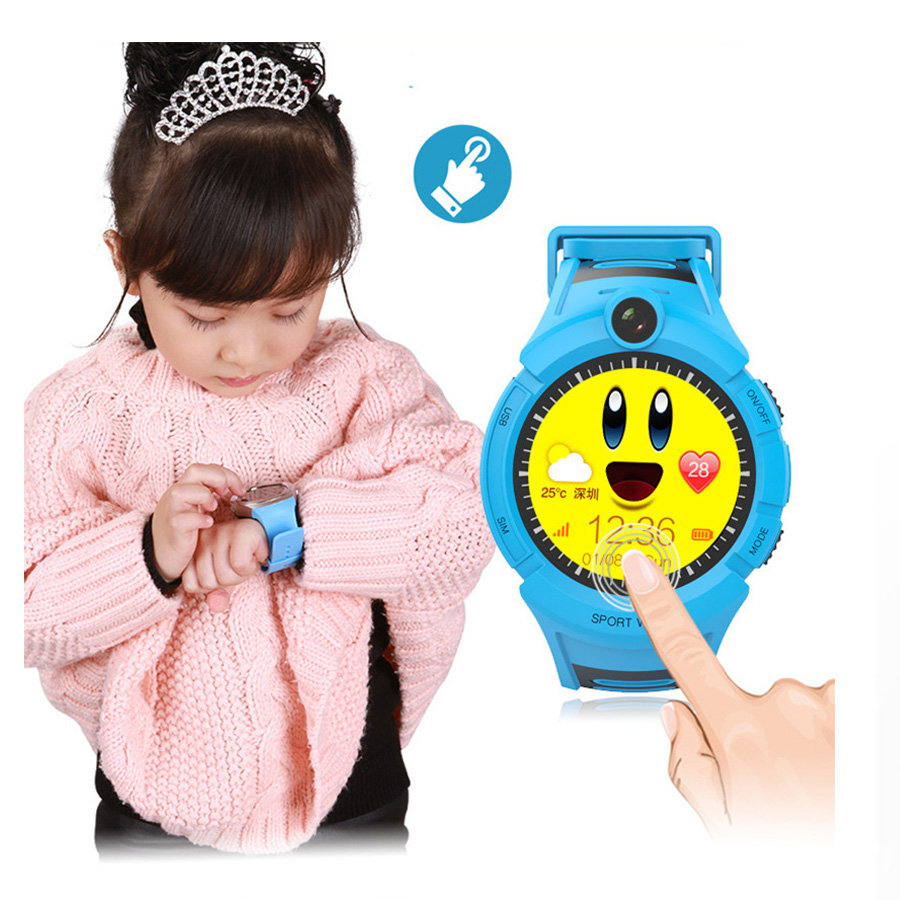 Детские Часы-телефон с GPS трекером Smart Baby Watch Q360 Wi-Fi с камерой. 