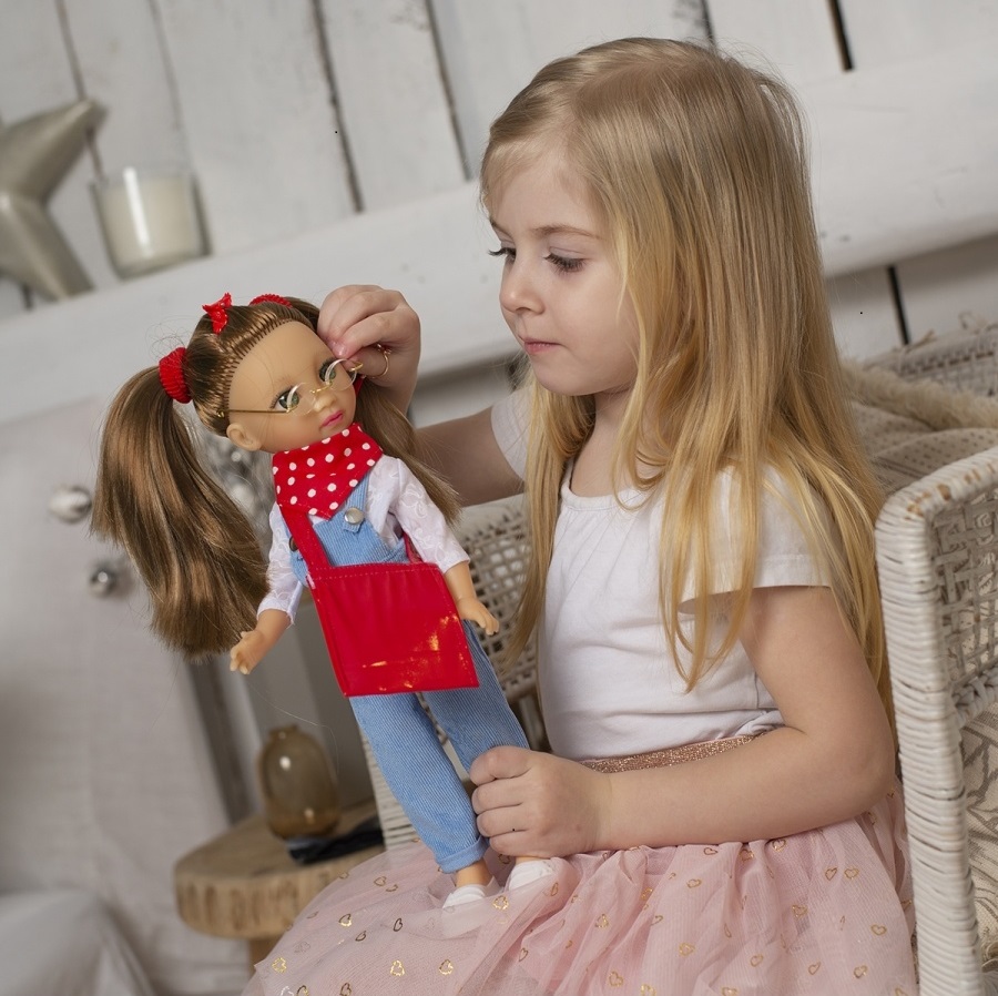 Кукла Мишель на пленэре в коробке Кнопа купить подарок для девочки